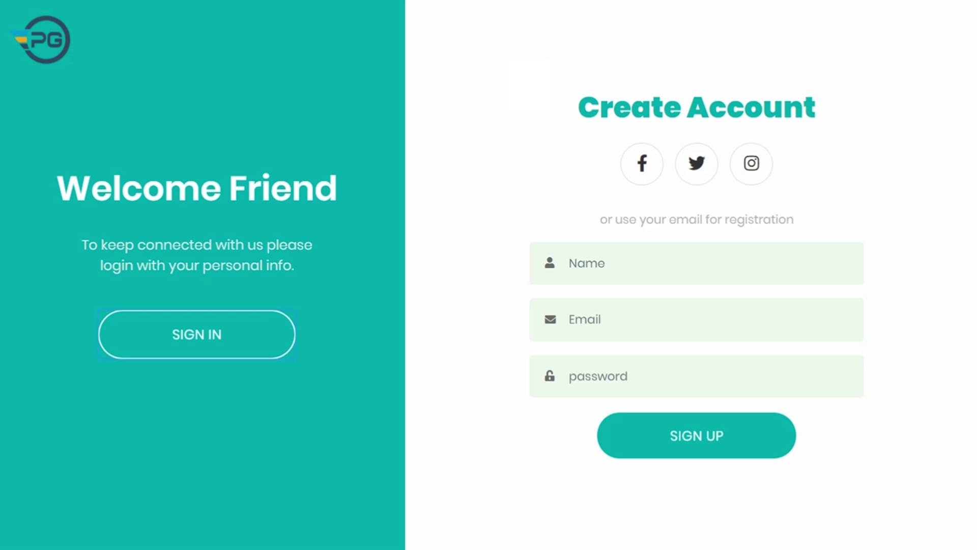 Modern Form Design Login Signup Form Html Css