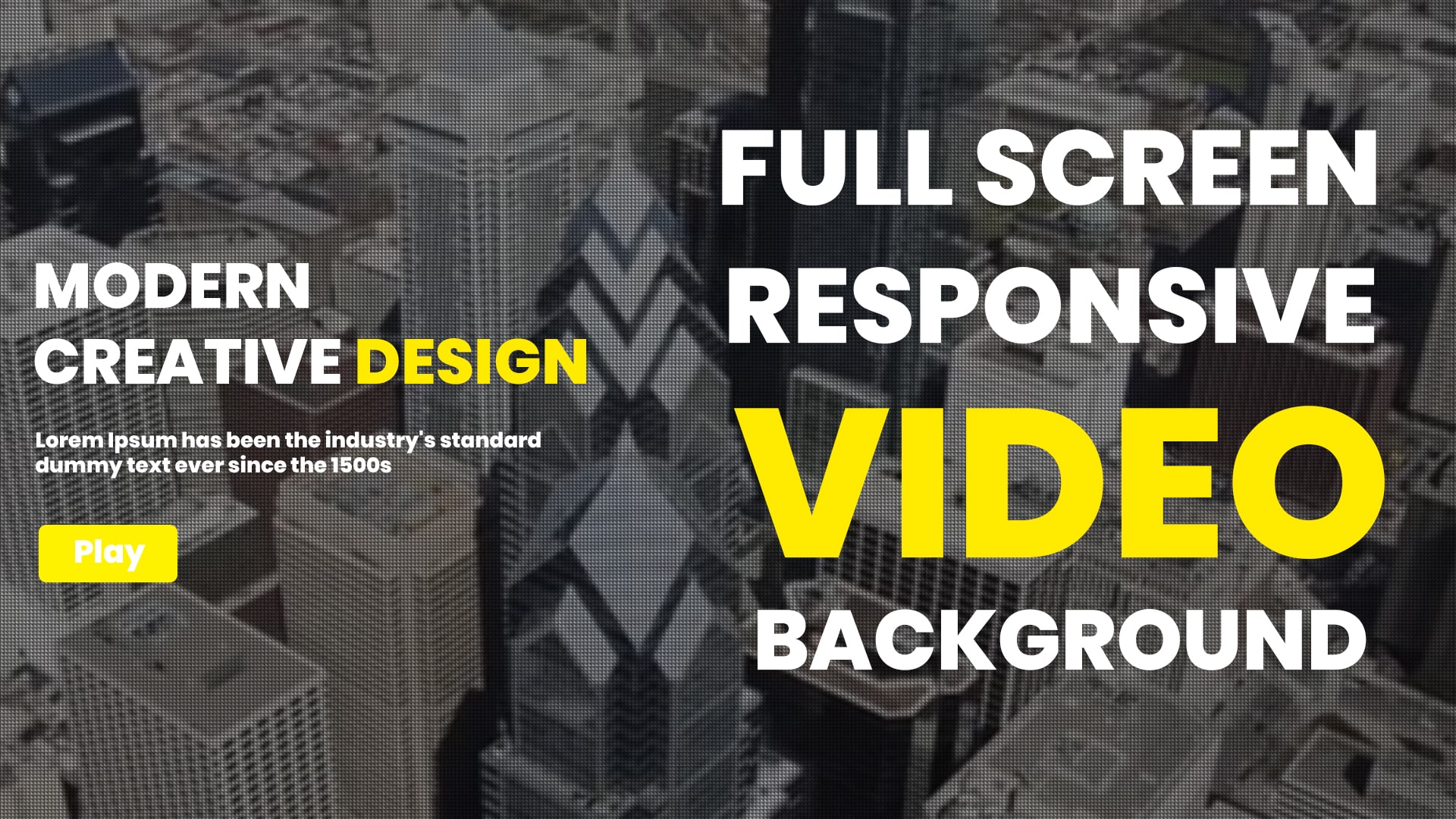 How To Create a Fullscreen Video Background | Code4Education