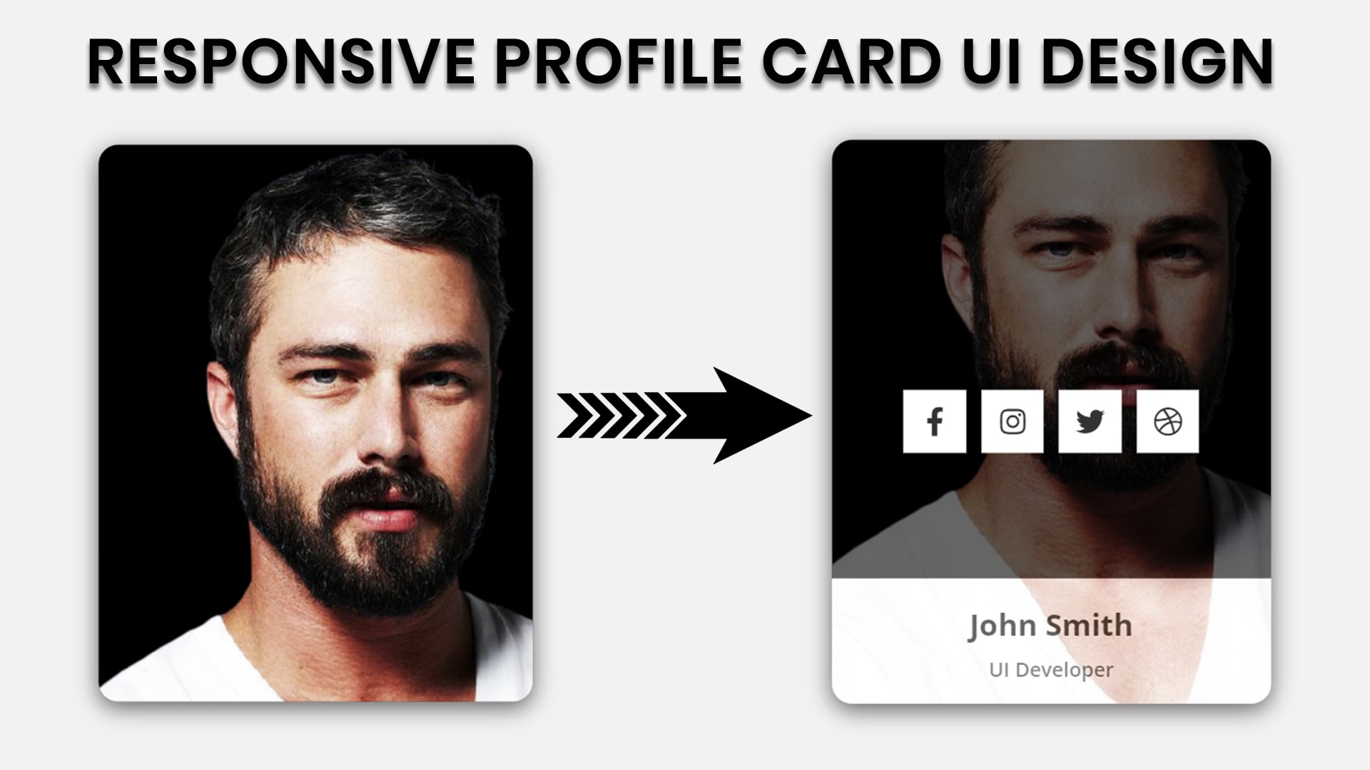 Profile Card Ui With Dynamic Theme Colors Using Html Css Javascript ...