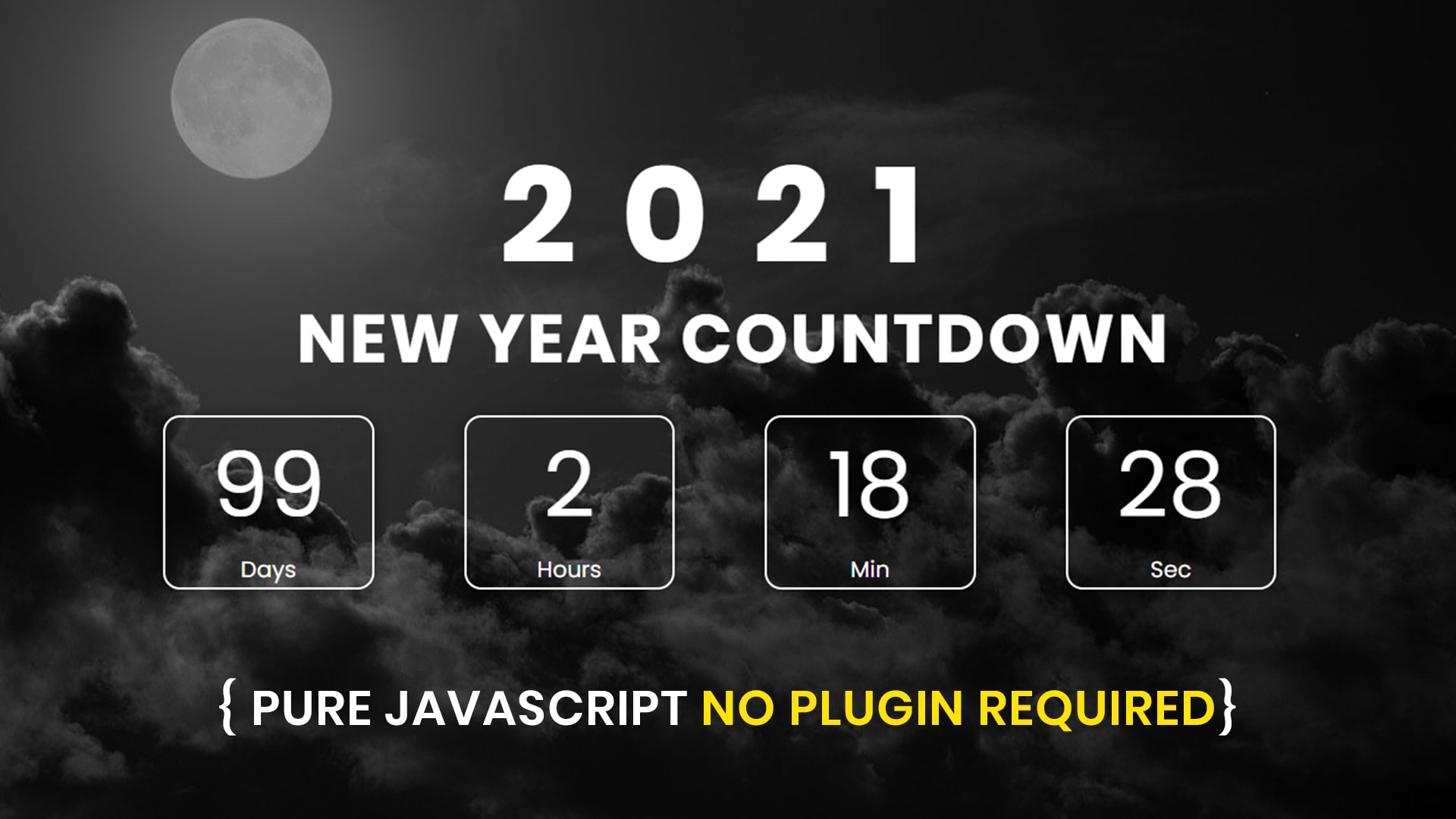 flipclock js countdown to date