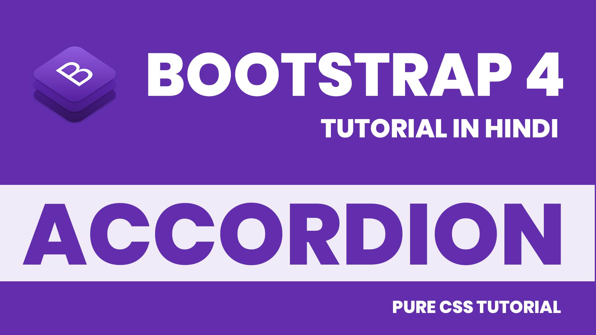 Bootstrap 4 Accordion | Responsive Accordion Menu | Code4Education