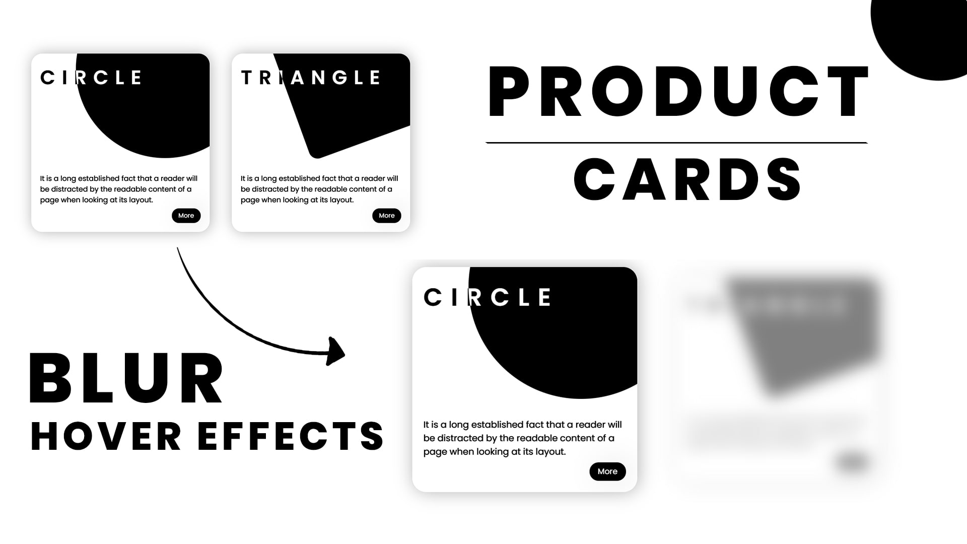 CSS Creative Product Card UI Design With Hover Effect ...