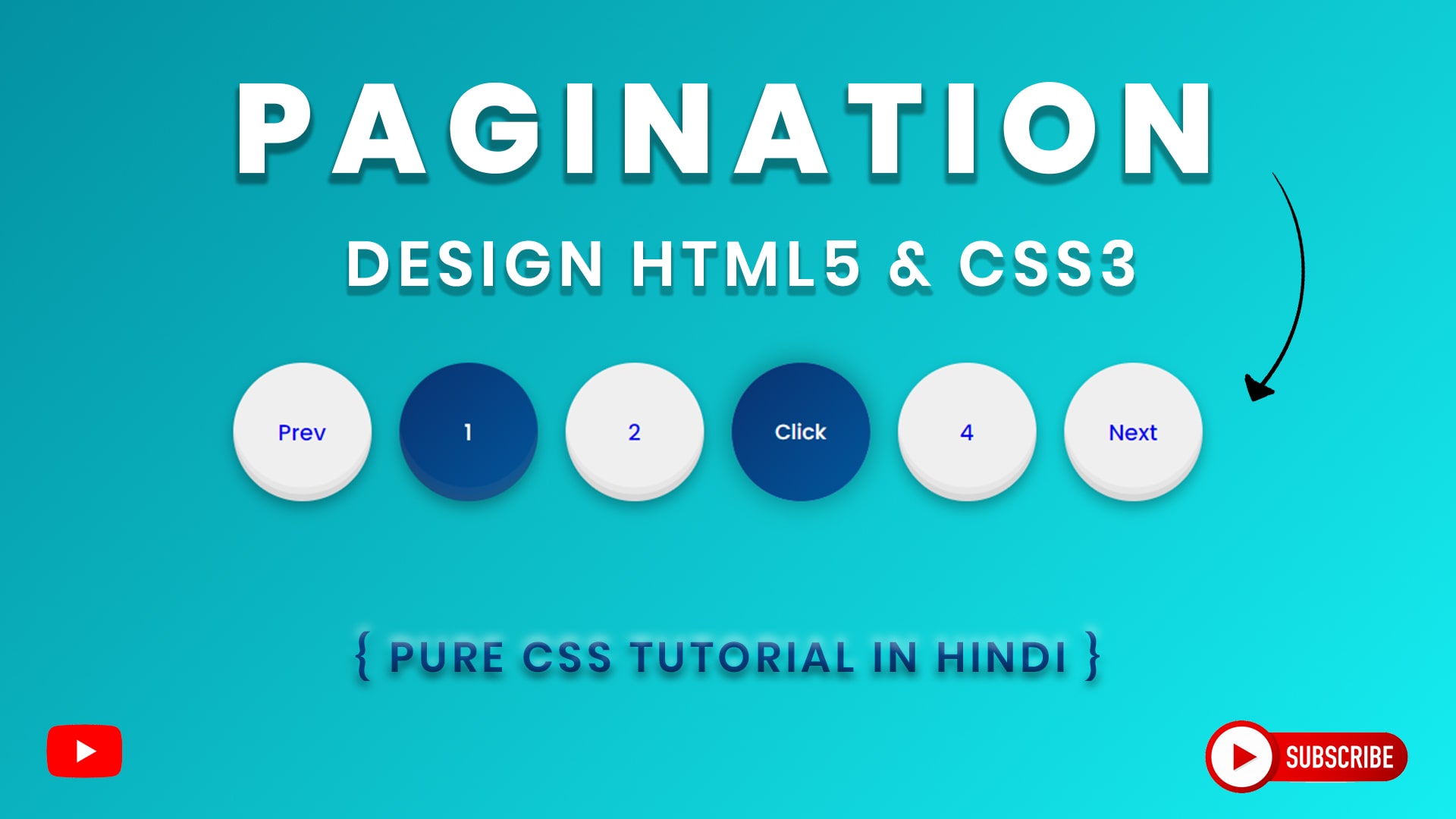 Awesome Pagination UI Design Using HTML And CSS Code4education 