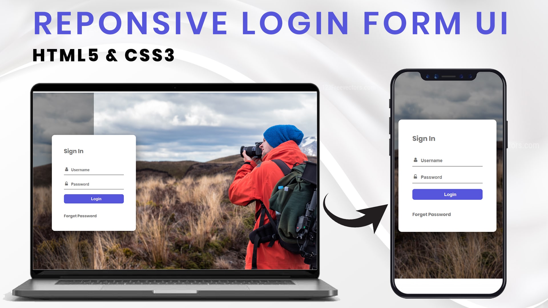 responsive-login-form-design-using-html5-css3-code4education